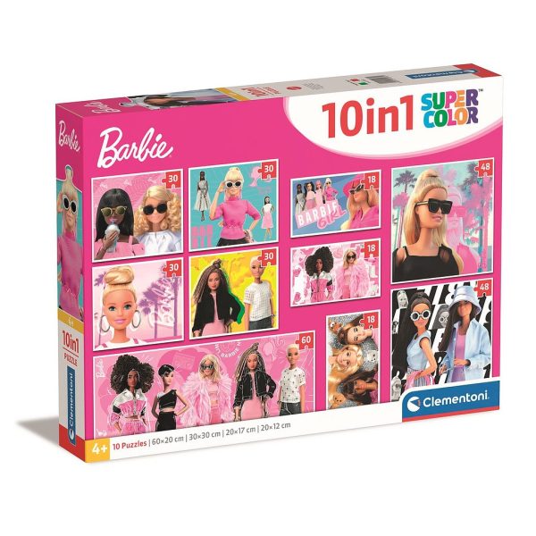 Barbie Girl 10 i 1 pussel Clementoni