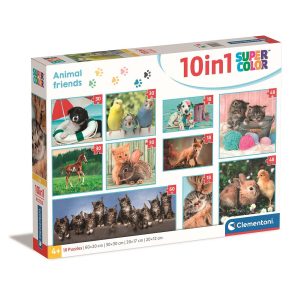 Animals Friends 10-i-1 pussel Clementoni