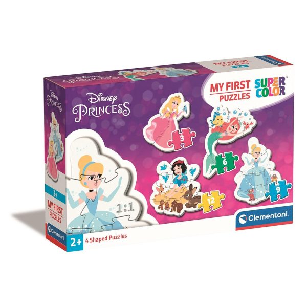 Disney Prinsessor Mitt första babypussel Clementoni, 4 i 1