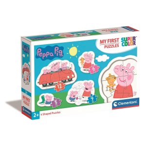 Greta gris mitt första babypussel Clementoni