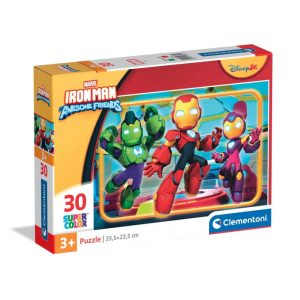Avengers Trio Iron Man och hans superteam 30-bitars pussel Clementoni