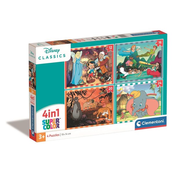 Disney Classics 4-i-1 Clementoni Pussel