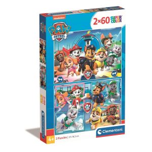 Paw Patrol High Five 2x60 bitars pussel Clementoni