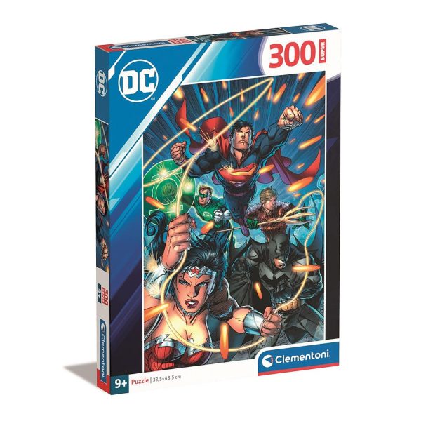 Justice League Bullet Storm 300 bitars Clementoni pussel