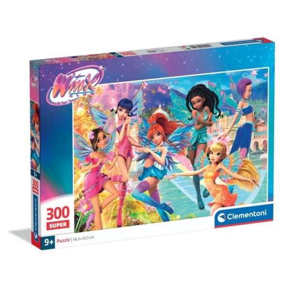 Winx Club Pussel 300 Bitar Barn 9+ – Clementoni 48x33 cm Fairy