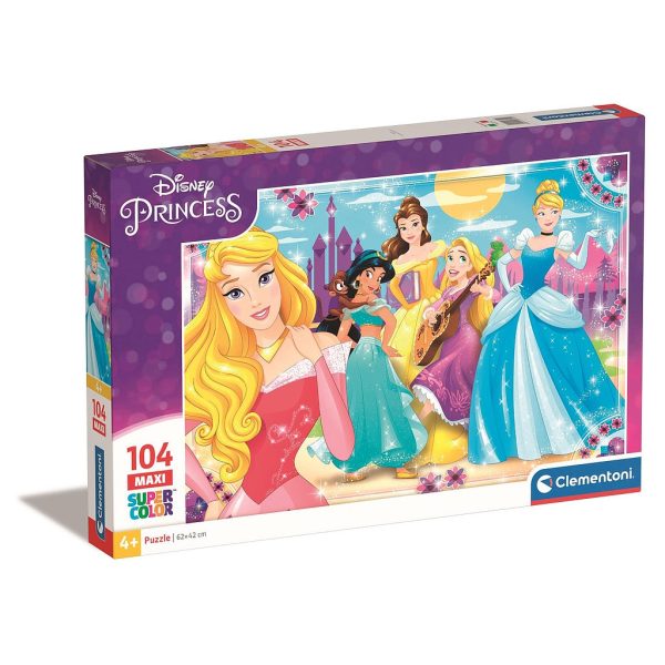 Disney Prinsessor Kingdom 104-bitars maxi pussel Clementoni