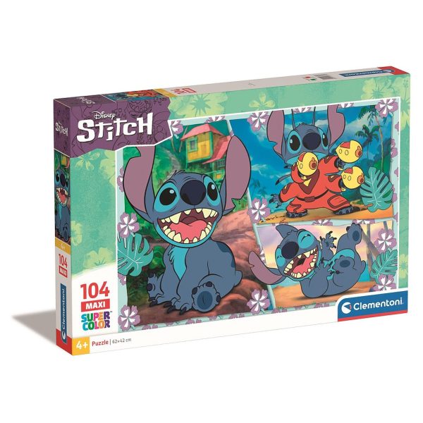 Disney Lilo och Stitch Plasma Blaster 104-bitars maxi-pussel Clementoni