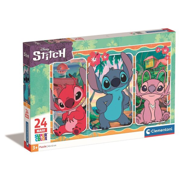 Disney Lilo och Stitch Evile 24-bitars maxi-pussel Clementoni