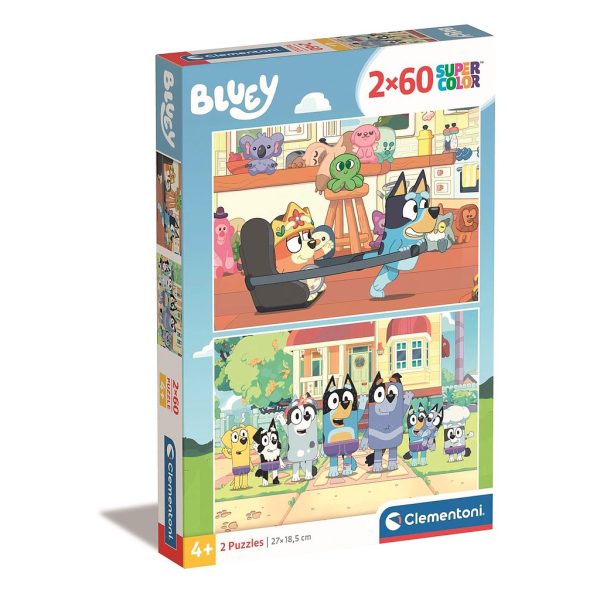Bluey Imagination 2x60 bitars pussel Clementoni