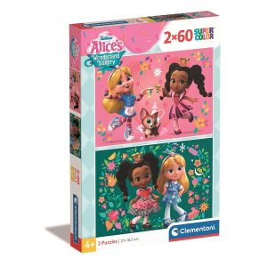 Alice's Wonderland Bakery Flowers Disney 2x60 bitars pussel Clementoni