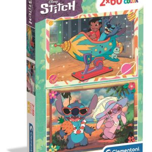 Disney Lilo and Stitch Galactic Vacation 2x60 bitars pussel Clementoni