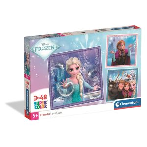 Disney Frozen 3x48 bitars pussel Clementoni