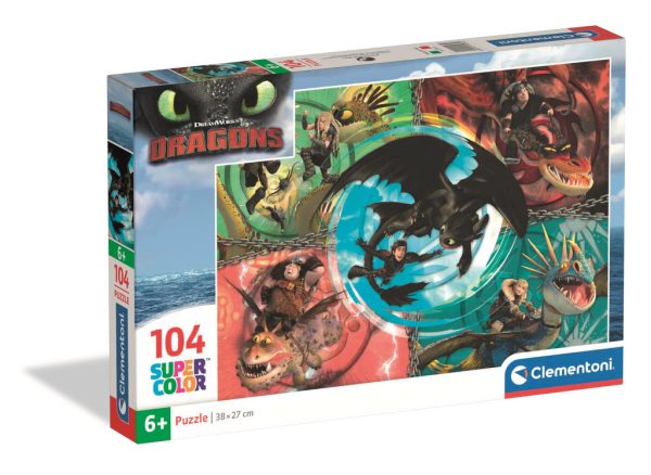 How To Train Your Dragon Friends Clementoni pussel 104 bitar