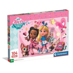 Disney Classics Fergie Disney Alice Wonderland bakelsebutik pussel 104 bitar Clementoni