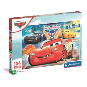 Disney Cars pussel med 104 bitar från Clementoni