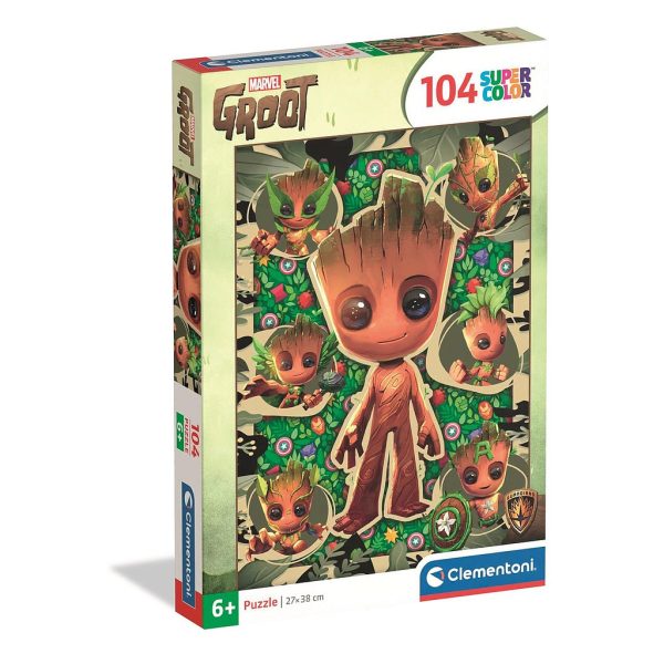 Guardians of the Galaxy Groot pussel med 104 bitar från Clementoni