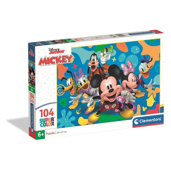 Disney Musse Pigg Colorsplash pussel 104 bitar från Clementoni