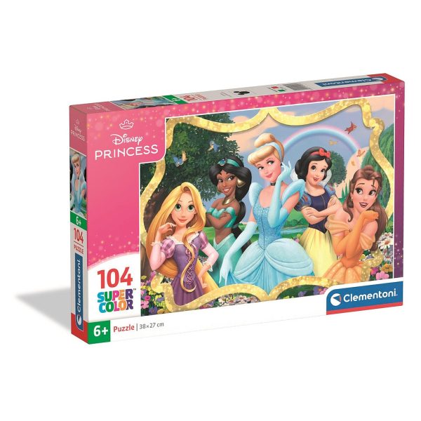 Disney Prinsessor pussel med 104 bitar från Clementoni