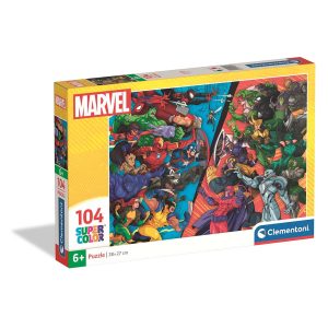Avengers vs Villains Marvel pussel 104 bitar Clementoni