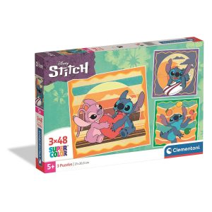Disney Lilo and Stitch 3x48 bitars pussel Clementoni