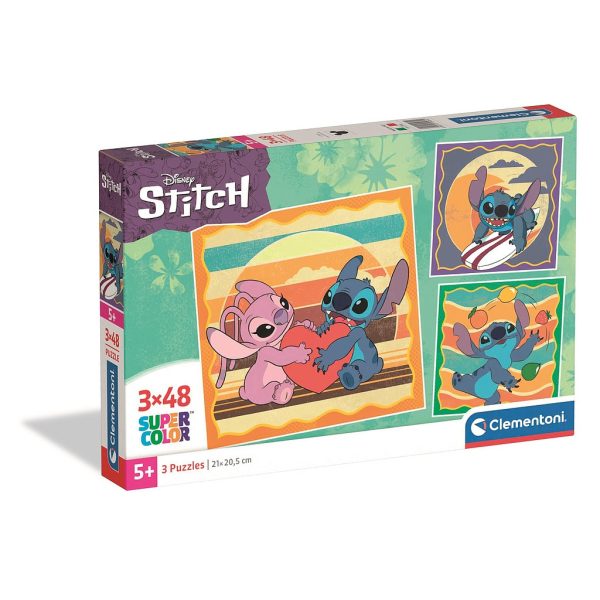 Disney Lilo och Stitch 3x48 bitars pussel Clementoni