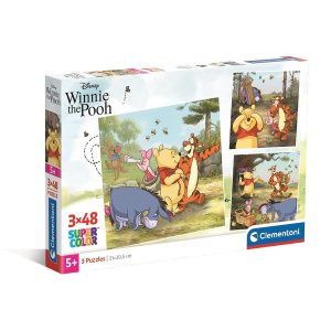 Disney Nalle Puh 3x48 bitars pussel Clementoni