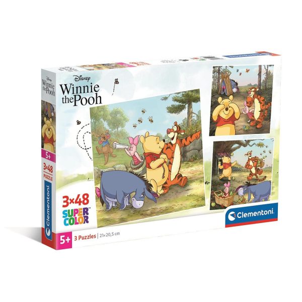 Disney Nalle Puh 3x48 bitars pussel Clementoni