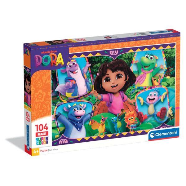 Dora Utforskaren Journey 104-bitars maxi-pussel Clementoni