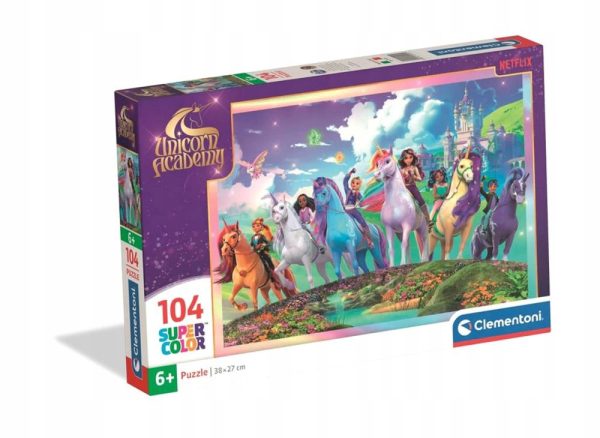 Unicorn Academy Mystic pussel 104 bitar Clementoni