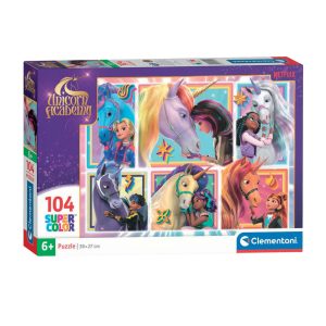Unikornis Akadémia Friendship pussel 104 bitar Clementoni