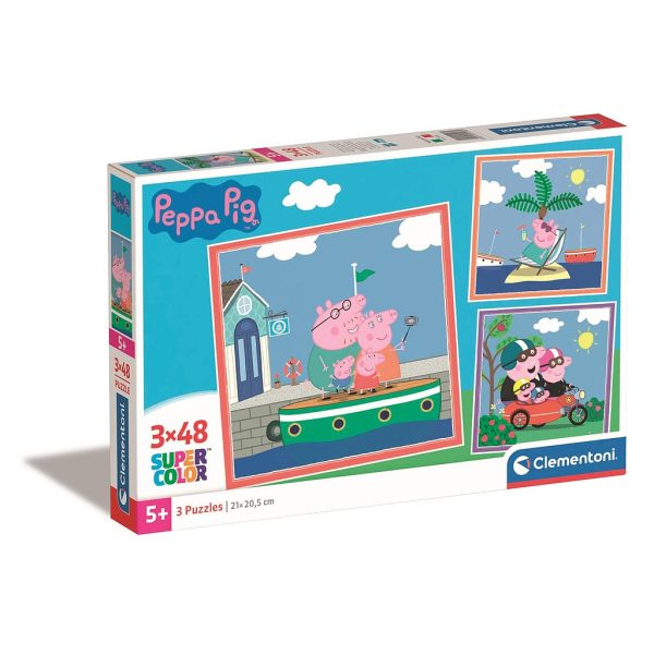 Greta gris pussel 3x48 bitar Clementoni