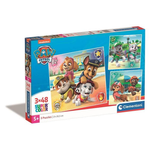 Paw Patrol Pussel 3x48 bitar Clementoni