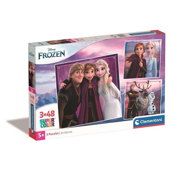 Disney Frost Leaf pussel 3x48 bitar Clementoni