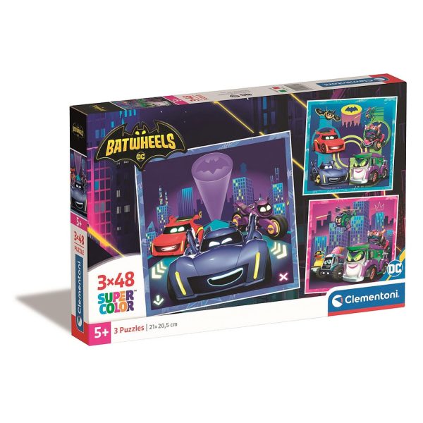 Batman Batwheels 3x48 bitars pussel Clementoni