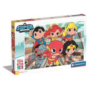 DC Super Hero Tiny 104-bitars maxi-pussel Clementoni