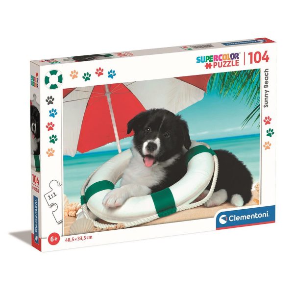 Hund pussel 104 bitar från Clementoni