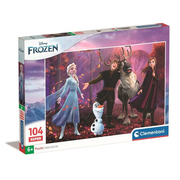Disney Frost pussel med 104 bitar från Clementoni