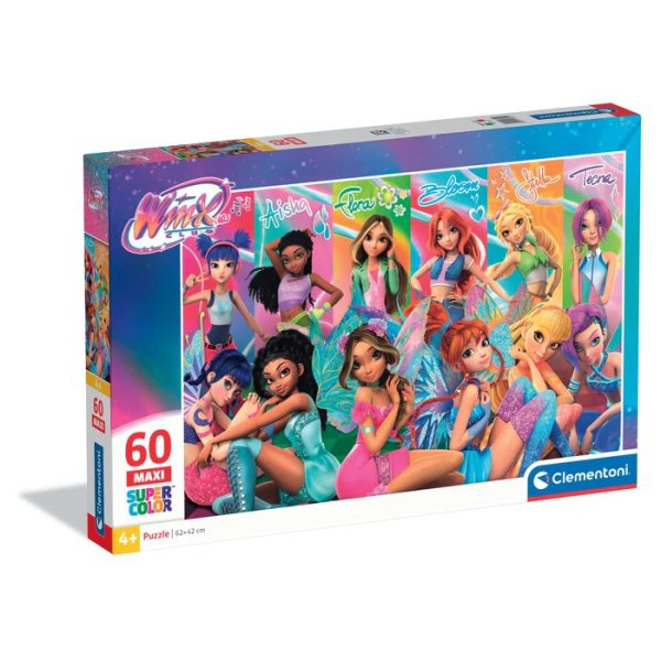 Winx Club Fairy Squad 60-bitars maxi-pussel Clementoni