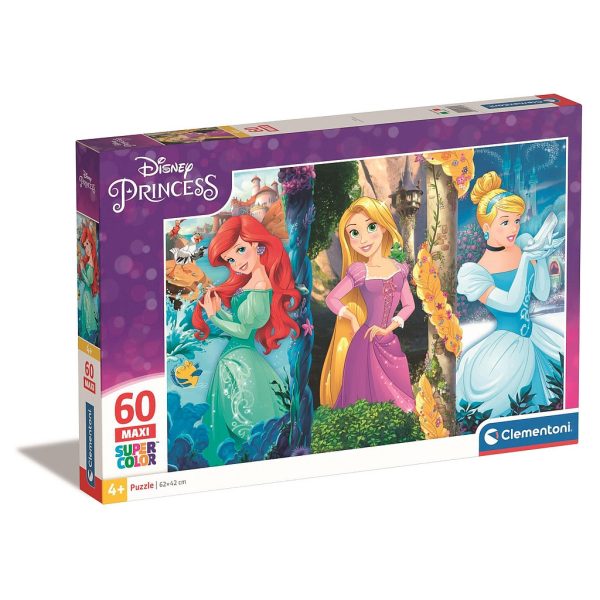 Disney Prinsessor 60-bitars maxi pussel Clementoni