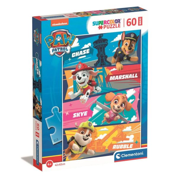 Paw Patrol 60-bitars maxi-pussel Clementoni