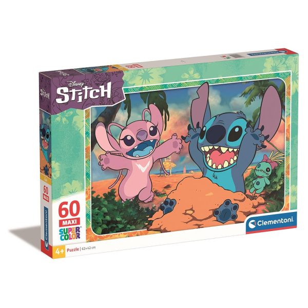 Disney Lilo och Stitch Sand 60-bitars maxi-pussel Clementoni