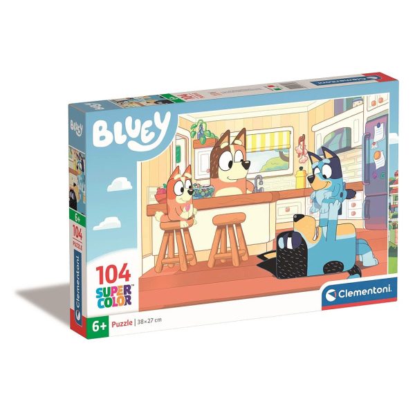 Bluey Kitchen 104 bitars pussel Clementoni
