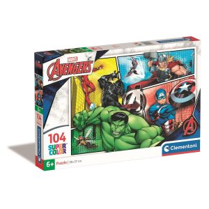 Avengers pussel i seriestil, 104 bitar från Clementoni