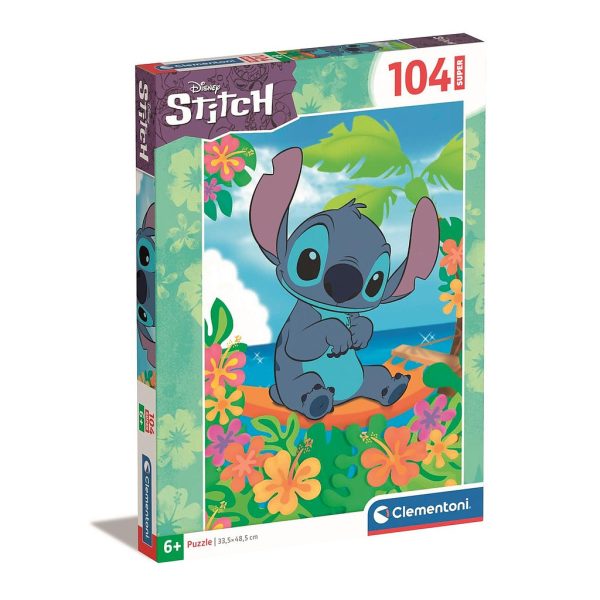 Disney Lilo och Stitch tropiskt pussel 104 bitar Clementoni