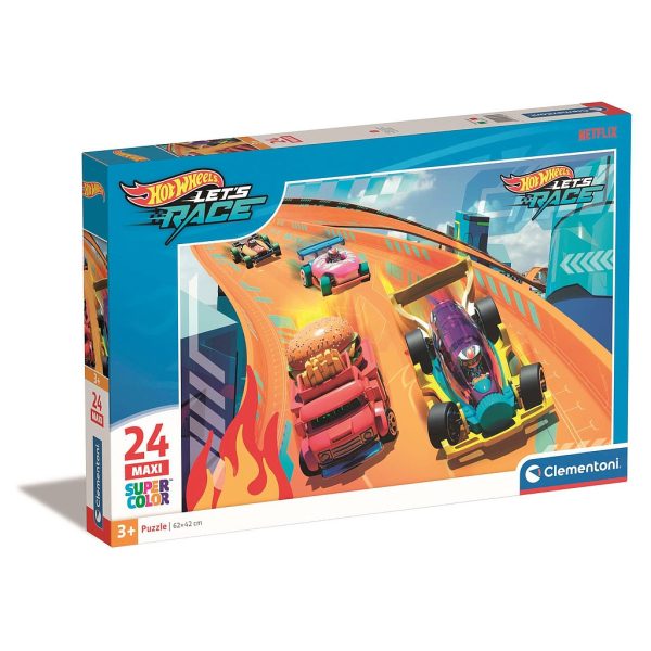 Hot Wheels Fire Track 24-bitars maxi pussel Clementoni