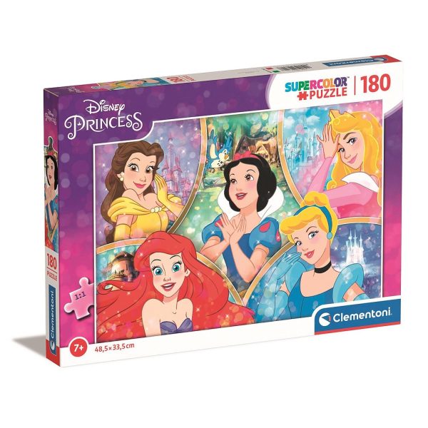 Disney Prinsessor Deras Egna Riken 180 bitars pussel Clementoni