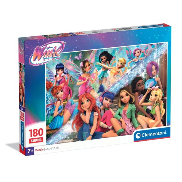 Winx Club Pussel 180 Bitar – Fairy Glam Clementoni