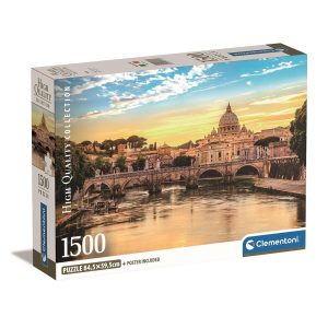 Cities Rom Italien 1500-bitars kompakt pussel Clementoni