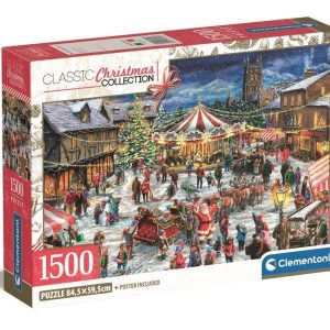Christmas Fair pussel 1500 bitar Clementoni