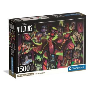 Disney Villains pussel 1500 bitar Compact Clementoni